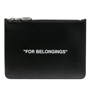 (명품) 오프화이트 로고 클러치 OMNM001R21LE