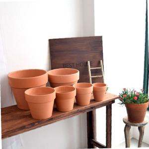 더플라워포터리 모던 브라운 기본형 토분 D25 25x23cm