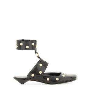 끌로에 여성 블랙 JADE 플랫 샌들 C24W05QOL_001