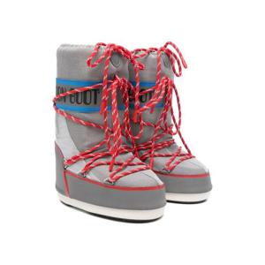 문부츠 키즈 그레이 ICON SPACE RACING 윈터 부츠 80D1403030K_HF04