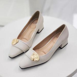 머랭고 세이브존08 소가죽 오피스 미들펌프스힐 3.5cm M23S05LHU