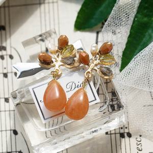 [폭스타일] [핸드메이드] 폴린 트리 귀걸이