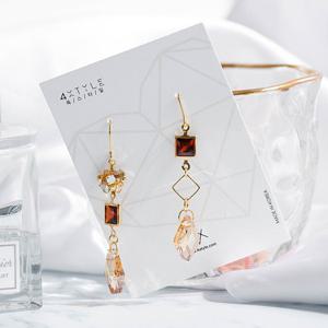 [폭스타일] [핸드메이드] 에피르 크리스탈 귀걸이