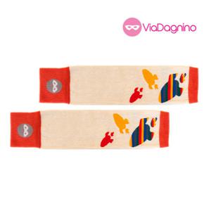 [비아대그니노] 레그워머 (캔디 스트라이프)