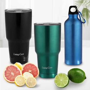 리빙코아 괴물텀블러 2개 900ml + 스포츠보틀 500ml /세트