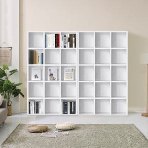 엘레나 5단1200 기본책장 화이트