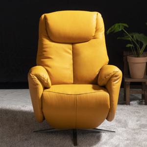 로제 전동 1인 리클라이너 천연면피 소가죽 소파의자