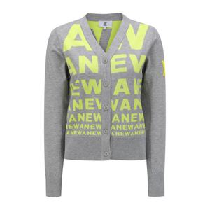 [어뉴골프] 여성WOMEN SP LOGO PATTERN KNIT CARDIGAN_YE
