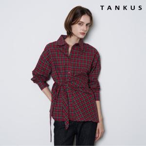 [탱커스]체크패턴 포인트 셔츠 (TX3BL014L0)