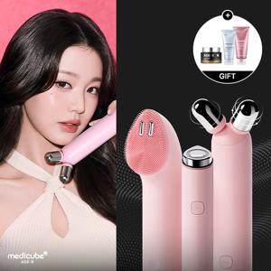 메디큐브 부스터프로미니+클렌징+V롤러 (핑크)