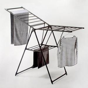 락앤락 튼튼한 빨래건조대 블랙 ETM554