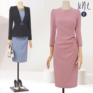 [une] [77까지]사이드셔링클래식원피스