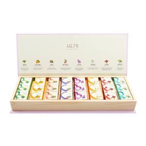 [쌍계명차]선물세트_큐브우드 24P