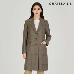 [샤트렌] 사각패턴롱자켓_HC0WJK105