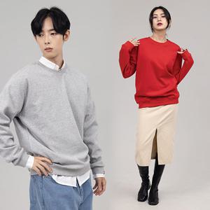 엘라모 3M 무지 맨투맨 남녀공용 S~4XL 빅사이즈
