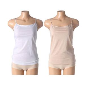 [비비안(언더웨어)]고급 면 140수 여성 끈런닝 RU7040