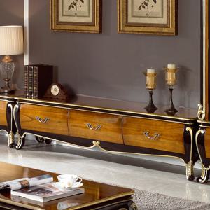 유캐슬 벤티 엔틱 원목 1600 TV 거실장 티비다이