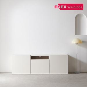 [에넥스]퓨어엔 1800폭 높은 거실장 B형 (오픈형)