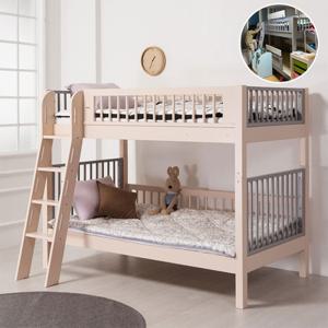 파스텔 이층침대 슈퍼싱글 SS 메모리폼매트포함 최상급 원목 SE0등급