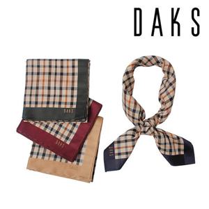 [닥스(손수건)]기본 체크 면대손수건 DLI4001