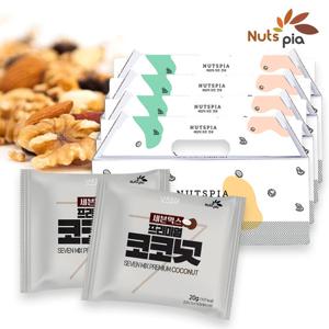 [넛츠피아] 하루견과 세븐믹스 프리미엄 코코넛 25봉X8 선물세트