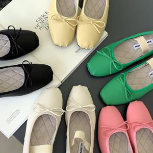 [더힐슈즈] 발등밴딩 여성여자 구두 플랫슈즈 로퍼 단화 1cm