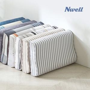 느웰 천연라텍스 굴곡형 베이직 경추베개(디자인)