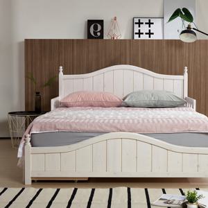 상일리베가구 루이즈 원목 침대 Q(본넬유로탑매트리스)