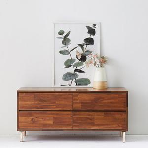 런웨이2 18T LPM 1200 2단서랍거실장 2칸2단서랍장