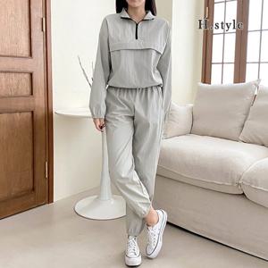 H스타일(DK)기모안감바론아노락세트 겨울 기모 트레이닝세트