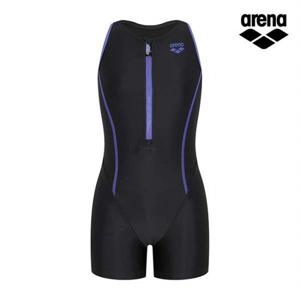 [아레나공식] 벨런스 아동 3부 반신 라운드넥 집업 A3FG1GL03BLK