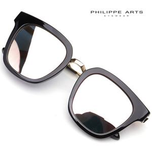 필립아츠 선글라스 PA6025FS C05 편광 미러 뿔테 사각 아시안핏