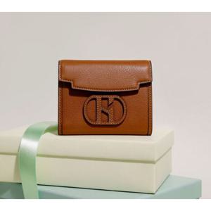 [헤지스ACC] 브라운 H패치 반지갑 HIWA4E529W2