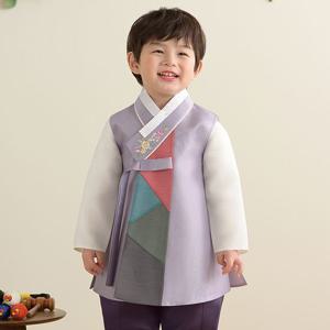 [더예한복]QT592-미르보라 남아한복 아동한복