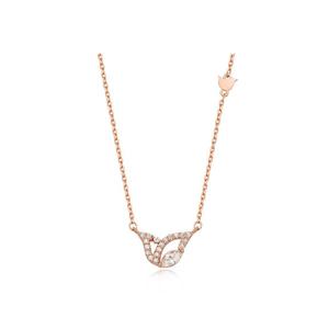 [티르리르] 뮤즈 튤리 실버핑크 목걸이 TNSSVP13168S