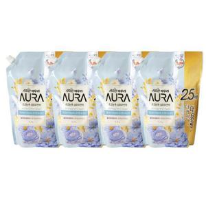 [샤프란] 아우라 홀리데이판타지 1.7L x 4개 섬유유연제 리필형
