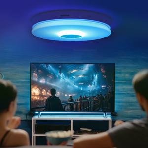 번개표 케이웨이브 스마트 LED방등 공기청정 색변환 리모컨 앱연