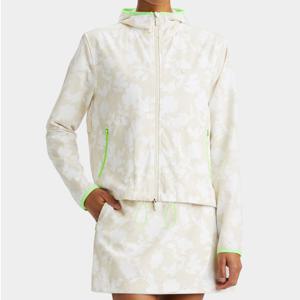 지포어 여성 플로럴 방수 바람막이 자켓 G4LF23O59