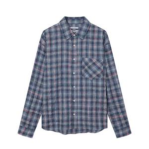 공용)시어서커 체크셔츠 AN1WWH143-BL