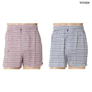 [비비안(언더웨어)][대박할인] Rayon100 실크감촉 남성트렁크 2컬러택1 TP8977