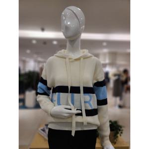 [포커스] 포커스 퓨어 후드배색  롱 니트  FF3I7KT01271