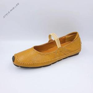 발편한 메리제인 여성플랫로퍼 양가죽 swm24016 카멜