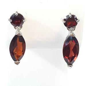 [블루케이] 가넷 원석귀걸이240323-02탄생석작품