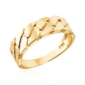 [비앤비골드] 14K 와일드 볼드 체인 반지 RCW14063