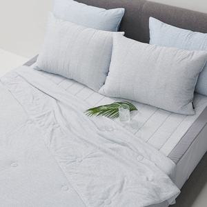 [레노마(침구)]프레쉬냉감 시원한 차렵이불 베개세트 SS (여름용)