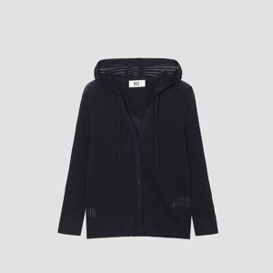 [UNIT]린넨 블렌드 브이넥 후드 니트 가디건 [UFJKCA25RN-NAVY]