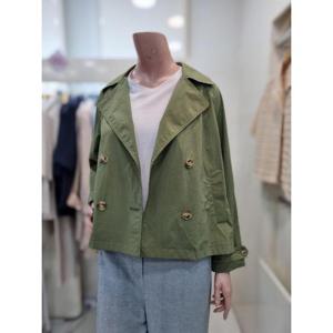 올앤선드리 세이브존06 더블 숏트렌치재킷 A4JJM3N701