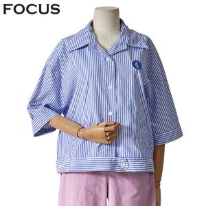 [포커스]스트라이프 셔츠 반팔자켓_FM4D3JK3024