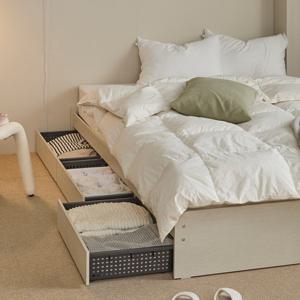 호텔라인 바구니서랍 침대 Q (포켓매트) DW119