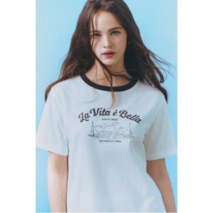 [메트로시티] 라비타벨라 돗단배 반팔 티셔츠 M243CT0911Z